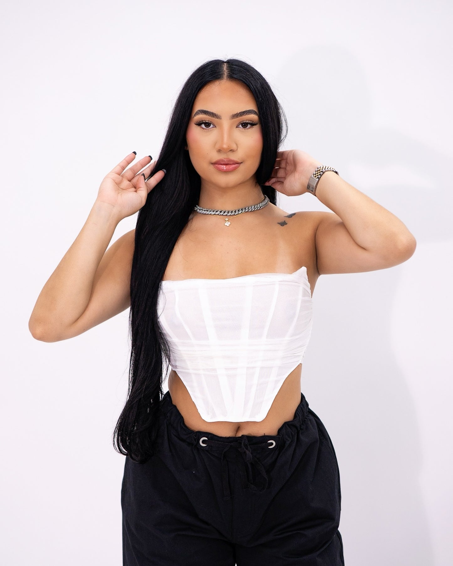 Snoh Mesh Corset